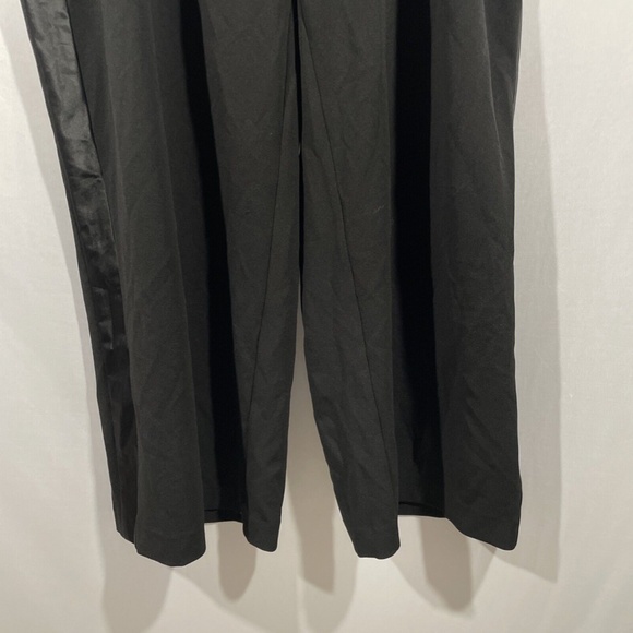 NWT $99 ADRIANNA‎ PAPELL [ Plus Size 22W ] Tuxedo-Stripe Dress Pants Black - Picture 11 of 16